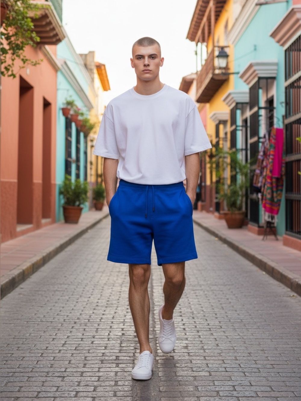 The Kooples Blue Cotton short NWT Medium